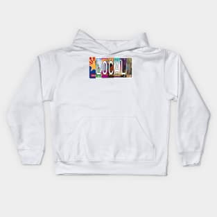 Arizona Local, License Plates Kids Hoodie